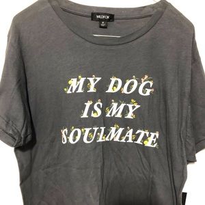 WILDFOX MY DOG IS MY SOULMATE GRAPHIC TEE - M
